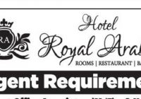 Hotel Royal Arabia Jobs Recruitment in Srinagar: Apply Now