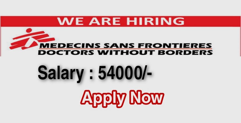 Doctors Without Borders Kashmir jobs 2021 online apply available details new