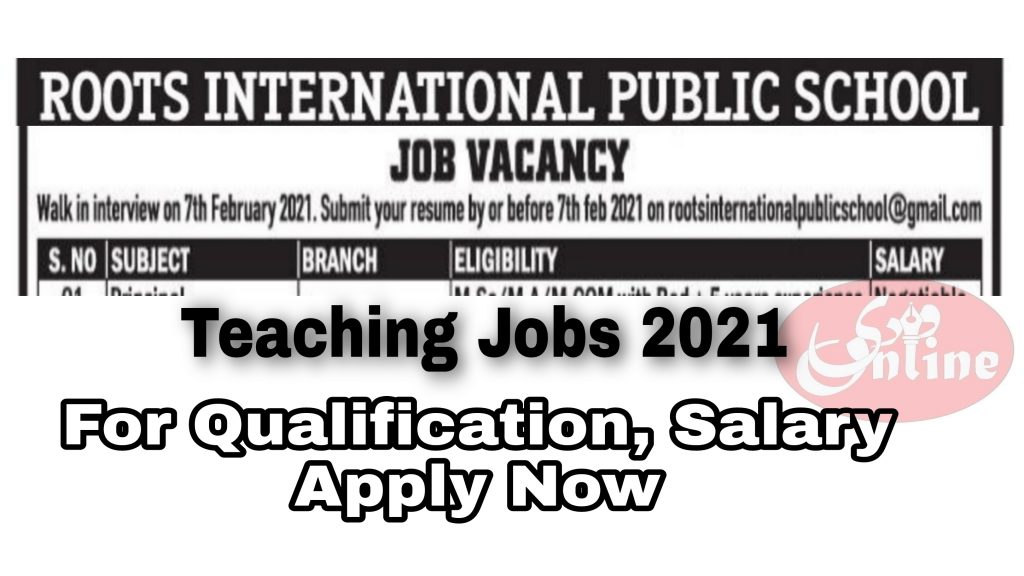 Roots international public school beerwah Teaching Jobs Admission 2021 Contact number Budgam